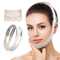 Bandeau de lifting facial en silicone, ajustable pour sculpter la mâchoire en V, réducteur de double menton, enveloppement amincissant pour femmes et hommes