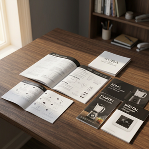 Manuels de produits imprimés sur mesure en papier couché |   Manuels d'instructions et livrets de guides d'utilisation imprimés en quatre couleurs - Product Image 3