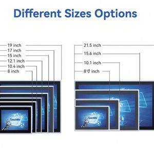 Touchwo 15.6 18.5 21.5 23.8 inch ngang dọc công nghiệp màn hình cảm ứng gồ ghề Touch Panel PC màn hình - Product Image 5