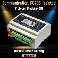 MSC890S: Módulo de Entrada Universal de 8/12/16 Canales RTD+Termopar+Analógico Montado en Riel, RS485 Modbus-RTU con DCS, PLC, SCADA, HMI