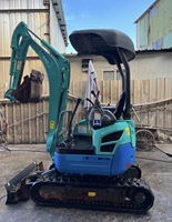 Miniexcavadora usada U17 con precio barato marca Japón de segunda mano 99% nueva 1 toneladas2 toneladas