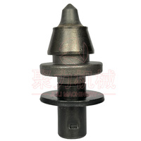 Gigi Planer Dingin Tungsten Carbide RP15 untuk Mesin Penggiling Aspal, Suku Cadang Mesin Penggiling Jalan