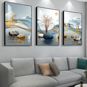 Décoration Murale Nordique pour Salon, Peinture Moderne et Simple pour Fond <span class=keywords><strong>de</strong></span> Canapé, Ambiance <span class=keywords><strong>Salle</strong></span> à <span class=keywords><strong>Manger</strong></span>, Murale <span class=keywords><strong>de</strong></span> Chambre à Coucher - Product Image 1