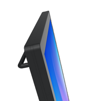 Affichage numérique, totem mobile imperméable pour l'extérieur, équipement publicitaire alimenté par batterie
