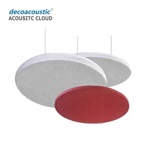 Panneaux de plafond directement de l'usine 4*8ft, panneaux acoustiques suspendus de haute qualité 1200x1800mm, matériaux en laine de verre rectangulaires suspendus - Product Image 1