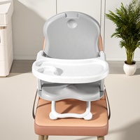 Chaise rehausseur bébé avec plateau, portable, pliable, pour repas, idéale pour tout-petits - Offre Spéciale