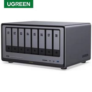 UGREEN NASync DXP8800 <span class=keywords><strong>NAS</strong></span> de bureau 8 baies, processeur Intel I3 1215u <span class=keywords><strong>6</strong></span> cœurs, 8 Go de RAM DDR5, SSD 128 Go, boîtier de stockage réseau, 10 GbE Wifi <span class=keywords><strong>6</strong></span> - Product Image 1