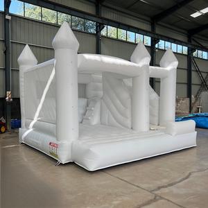 บ้านเด้งเป่าลมบ้านเด้งสีขาวบ้านกระโดดเด้งสำหรับเด็กบ้านเด้งเป่าลมบ้านเด้ง - Product Image 4