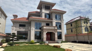 Cung cấp lâu dài của bọt gốm chùm hỗ trợ hoàn thành Trung Quốc xô vòm biệt thự bên ngoài tường trang trí Châu Âu - Product Image 4