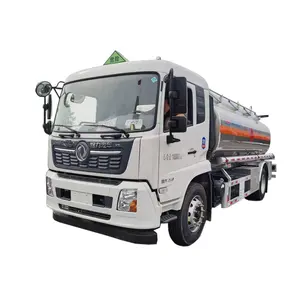 Dongfeng TianJin 4x2 6 roues 260 Hp camion-citerne en alliage d'aluminium 15 m3 camion-citerne