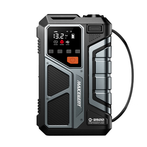 Démarreur de <span class=keywords><strong>batterie</strong></span> 12V LiFePO4 12800mAh avec pompe à air 150 PSI, lumière LED et <span class=keywords><strong>batterie</strong></span> chauffante 3-en-1, boîte personnalisée, vente en gros en vrac - Product Image 6