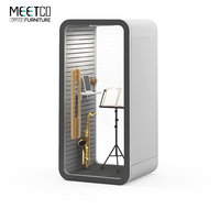 Cabine de réunion acoustique modulaire moderne, mobile, pour plusieurs personnes, insonorisée, pour bureau individuel, cabine de bureau modulaire insonorisée