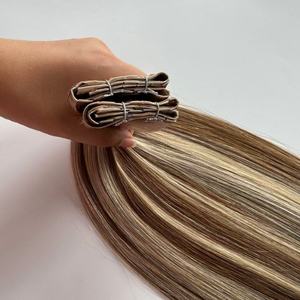 Estensioni dei <span class=keywords><strong>capelli</strong></span> Remy russe 2025 100% una vera trama a farfalla piatta di alta qualità tinta di <span class=keywords><strong>capelli</strong></span> vergini europei lisci naturali - Product Image 6