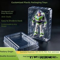 Emballage sous blister transparent thermoscellé CustomPET ; Barquettes et cartes thermoformées pour jouets, matériel, modèle AA2 Hangzhou