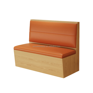 Muebles de Restaurante Personalizables, Asientos de Cuero, Mesa y Sillas de Madera, Conjunto de Sofás para Cafetería, Bar, Hotel, <span class=keywords><strong>Bistro</strong></span> - Product Image 4
