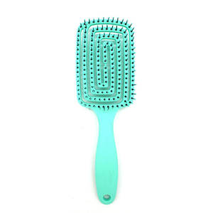 <span class=keywords><strong>Brosse</strong></span> à <span class=keywords><strong>cheveux</strong></span> en plastique incurvée à pointe sphérique en nylon ultra doux de marque privée <span class=keywords><strong>brosse</strong></span> à <span class=keywords><strong>cheveux</strong></span> à évent creux <span class=keywords><strong>brosse</strong></span> démêlante pour <span class=keywords><strong>cheveux</strong></span> bouclés - Product Image 4
