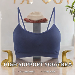 Sujetador Deportivo de Yoga Simple con Gran Soporte para Mujeres con Pechos Grandes, Tirantes Delanteros, Diseño de Cobertura Total, para Entrenamiento y Uso Diario - Product Image 2