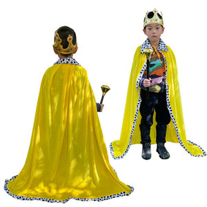 Disfraces de Halloween para niños y niñas, capas y mantos, disfraces de <span class=keywords><strong>magos</strong></span> y hechiceros, disfraces para actuaciones en fiestas, rey - Product Image 5