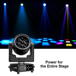 SHEHDS IP66 7×40W RGBLAC LED Bee Eye Stage Wash Light DMX512 Zoom Moving Head DJ Light for Outdoor Wedding - Product Image 5