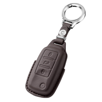 Housse/Sac de Clé de Voiture en Cuir de Luxe, Anti-Chute et Résistant à l'Usure, Convient pour Volkswagen Santana, Scirocco, Sagitar et Lavida.