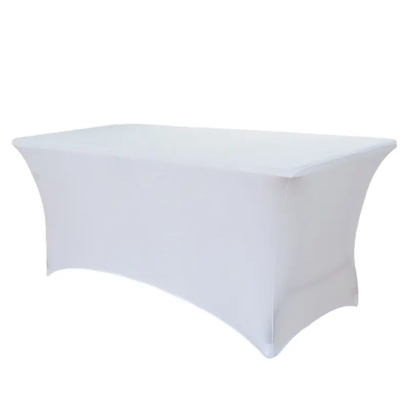 Spandex Tablecloths for Home Rectangular Rectangular Table Fitted Stretch Table Cover/ Polyester Tablecover Table Toppers