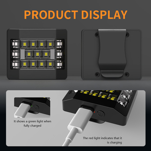 Lampe frontale rechargeable étanche EGH de type C avec coque en ABS pour le camping, la pêche et l'exploitation minière - Product Image 6