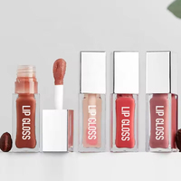 Gloss à lèvres hydratant longue durée très populaire, maquillage brillant pour les lèvres, marque privée, sans cruauté, végétalien, gloss liquide scintillant