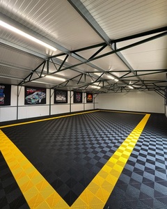Vente flash - Carreaux de sol en plastique emboîtables pour garage, nouveaux matériaux colorés, écologiques, sols en plastique pour garage - Product Image 4