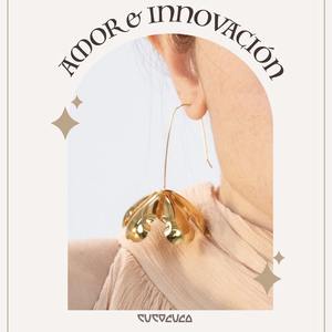 Pendientes de Corazón de Acero Inoxidable Dorado YFB, Joyería Minimalista de Moda - Product Image 3