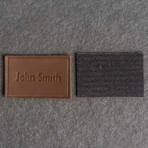 कस्टम चमड़े के पैच टोपी चमड़े के पैच बैज लेबल ब्लैंक जींस टोपी के लिए चमड़े के पैच - Product Image 4