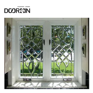 Thiết kế cửa sổ kính vát tùy chỉnh cửa sổ kính vát bên ngoài cửa sổ màu và cửa với kính chì