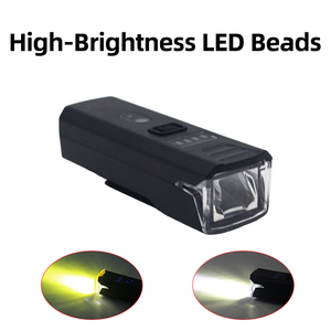 Phare de vélo intelligent à capteur de lumière, induction automatique, LED, éclairage de nuit pour vélo, lampe avant étanche en PC ABS - Product Image 4