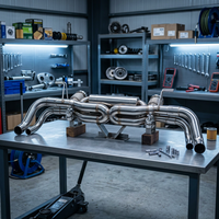Système Catback Ss304 pour tuyau d'échappement Audi R8 V8/v10 4.2L/5.2L avec soupapes