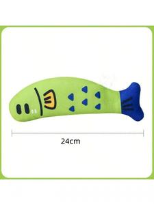 Mainan Ikan Kartun Lucu dari Plastik dengan Aroma Mint untuk Kucing Anak Kucing - Product Image 4