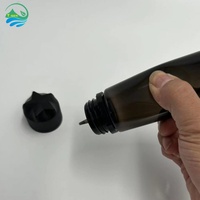 Botella de PET de 120 ml, V3, para Aceites Esenciales, con Gotero, Tapa Plana a Prueba de Niños, Botella de Plástico Flexible para Jugo o Aceite