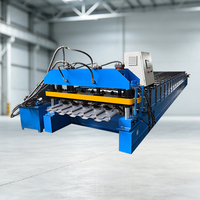 Machine de production de tuiles en acier verni pour la construction de bâtiments du gouvernement du Ghana, équipement de bardage de toiture, vente directe d'usine