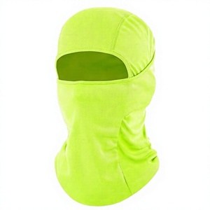Cagoule unisexe vert néon, masque intégral respirant et imperméable pour adulte, 54-56 cm - Product Image 1