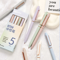 Stylos gel couleur pastel Morandi en gros, design minimaliste, écriture fluide, pointe de 0,5 mm pour l'école et le bureau