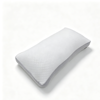 Oreiller corporel moelleux réglable de qualité supérieure, oreiller de soutien de la tête moelleux et solide pour adultes allergiques et oreillers pour dormeurs latéraux