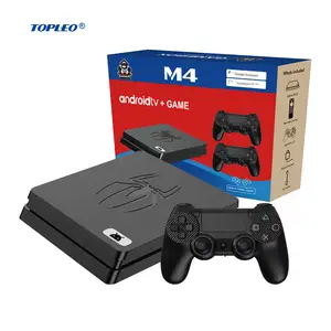 Topleo 4K 3D Videospielkonsole 2.4G kabelloser Controller Android retro klassische Spielkonsole 500 Spiele