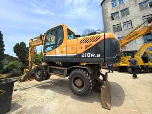 Excavatrice sur pneus originale Hyundai 210w-9 Excavatrice sur pneus de 20 tonnes de Corée 210w-9 Prix bon marché à vendre - Product Image 2