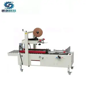 Semi Automatic/Manual Pneumatic Carton Case Box Erector Forming Erecting Machine And Bottom Tape Sealer Machine