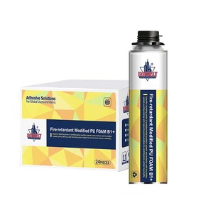 Oem Nhà cung cấp Nhà phân phối 750ml chống cháy PU bọt chất lượng cao chống cháy B1 + polyurethane bọt mở rộng xây dựng - Product Image 5