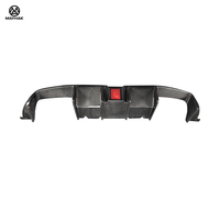 Lèvre arrière en fibre de carbone F87 M2 avec éclairage LED pour BMW M2 F87 2014-2021, style SC, diffuseur de pare-chocs, accessoires de tuning, kit carrosserie