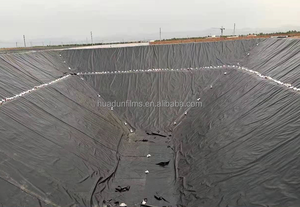 Geomembrana de HDPE Lisa al por Mayor de Fábrica, Membrana Impermeable Negra Duradera para Estanques de Camarones, Revestimiento para Estanques de Agua - Product Image 6