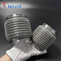 Tuyau flexible en acier inoxydable de type maille, ultraléger, avec une épaisseur de 1 mm pour système d'échappement universel