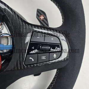 Volante Deportivo de Fibra de Carbono y Alcántara para BMW Serie G, M3 G20 G30 G80 M4 G82 M5 CS - Product Image 5