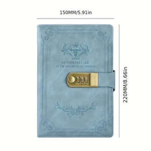 A5 dày Retro Nhật Ký <span class=keywords><strong>Steno</strong></span> <span class=keywords><strong>Pads</strong></span> với khóa mad34 sáng tạo Tạp Chí cuốn sách cho sinh viên an toàn và tư nhân Ghi Chép kinh nghiệm - Product Image 4