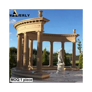 Außengardendekoration antiker Naturstein antike griechische Säulen römische Steinsäule Granit-Marmor-Säulen Säulen