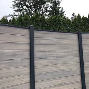Ultrahard Surface Wpc Decking 3D Outdoor Wooden Fence Panel Wpc Composite Decking Wpc Fence